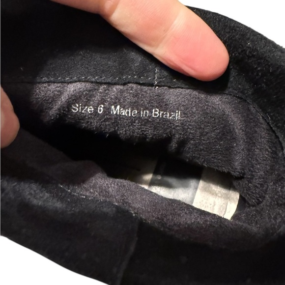 👢 Dolce Vita Dee Suede Kitten Heel Bootie in Black Size 6 👢 - Picture 6 of 6